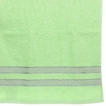 Полотенце махровое 100*150см «SILVER» цвет зеленый 10400 плотность 400гр/м2 с петелькой-подвесом