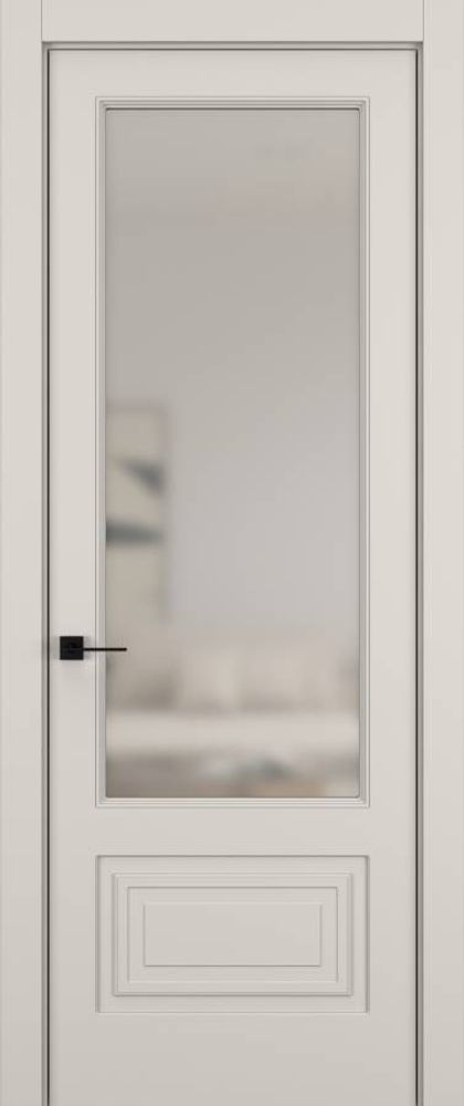 Дверь 021V ELEGANT Матовый Серый песок