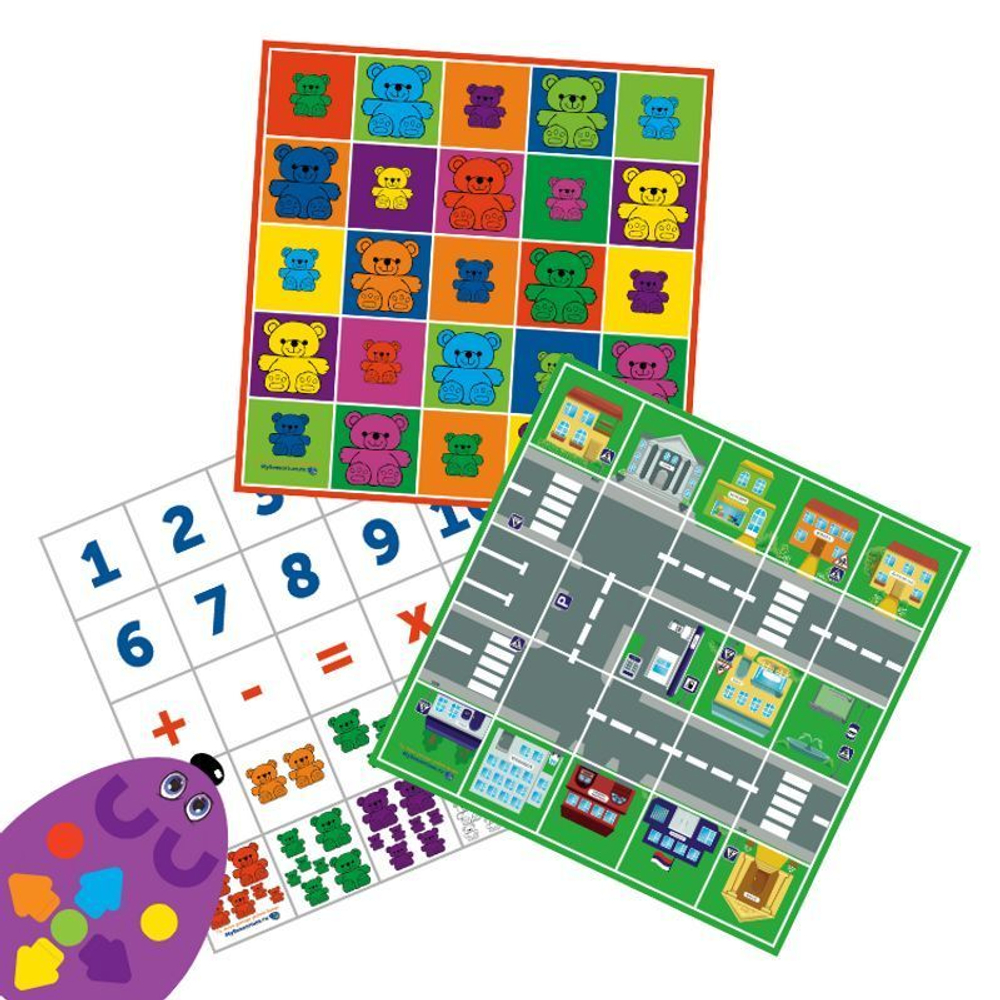 Комплект полей "Город", "Семейка медведей.Цвета", "Семейка медведей.Счет" RM3002