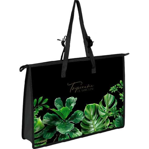 Папка А3 пластик молния сверху/ручки тесьма/бок10см "Tropicana" DEVENTE 3075211