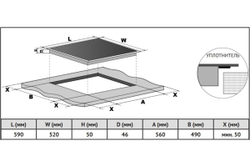 Электрическая варочная панель Korting HK 60003 B