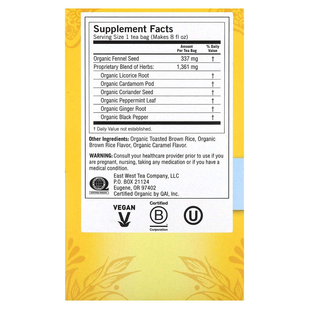 Yogi Tea, Stomach Ease, без кофеина, 16 чайных пакетиков, 29 г (1,02 унции)