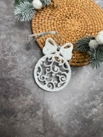 Новогодняя елочная игрушка Шар