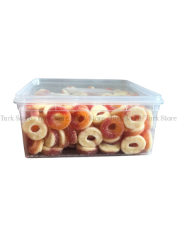 Жевательный мармелад Bebeto Peach Rings (1080гр)