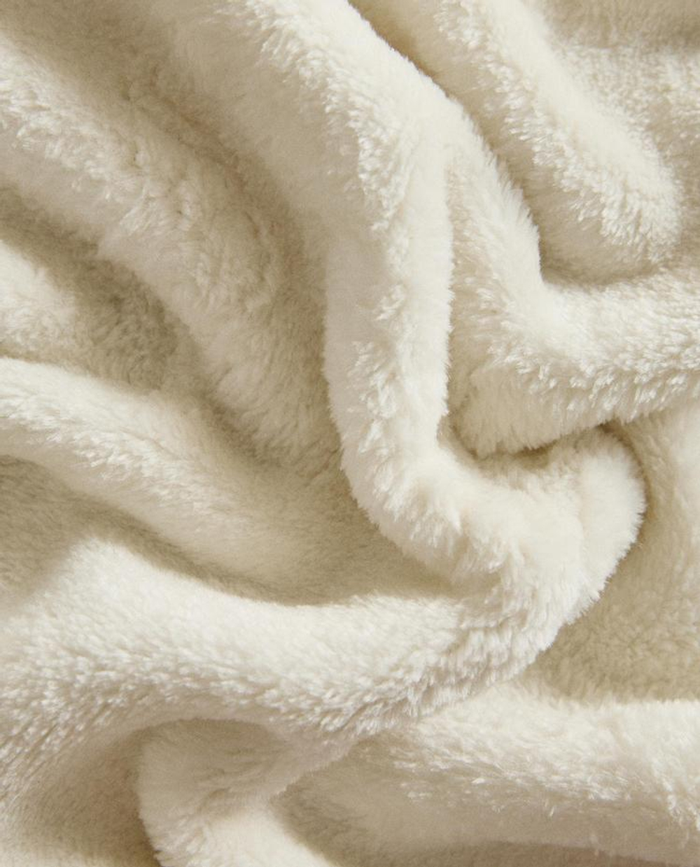 ZARA HOME ДЕТСКИЙ ПЛЕД ИЗ ХЛОПКА, ЭКРЮ