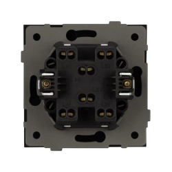 Механизм выключателя одноклавишный проходной SWT-TENDO-MKP1-SFPL-BK (230V, 10A) (Arlight, -) 054579