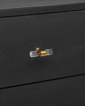 Тёмно-серая прикроватная тумба “Берк”