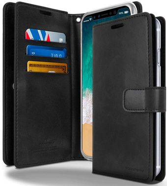 Back Flip Leather Wallet Case for iPhone MOQ: 100 Mix colors