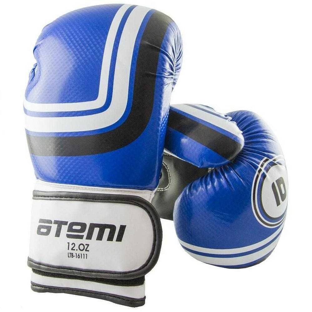 Перчатки боксерские Атеми, Цвет: Синий, LTB-16111 (10 унций L/XL)