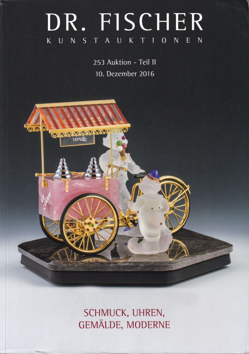 Каталог аукциона Dr. Fischer, Хейльбронн, Искусство модерна, ювелирные украшения, часы, драгоценные камни от 10 декабря 2016 года