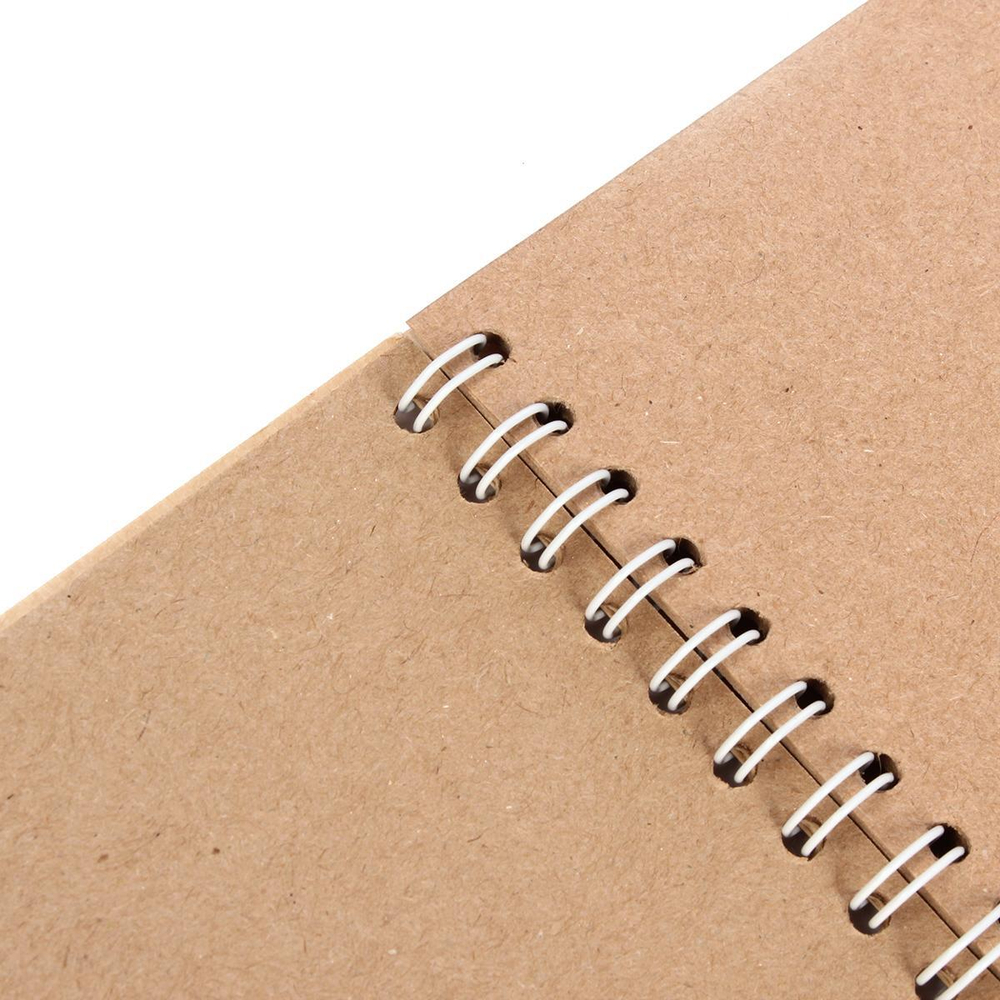 Альбом для рисования А4 40л. гребень, крафт (Каляка-маляка)