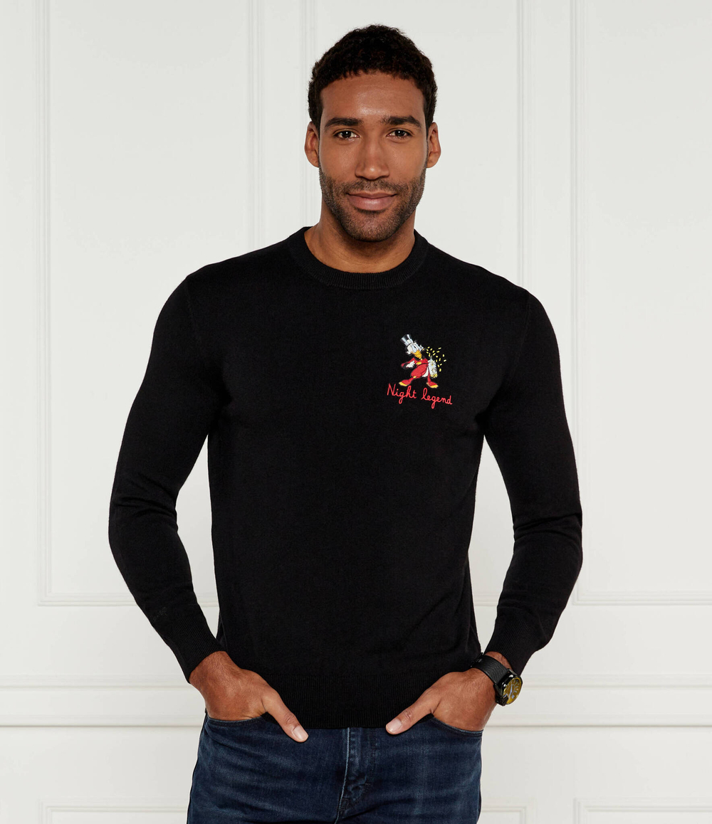 Свитер HERON ST. BARTH X DISNEY ST.Barth - черный(HER0005)