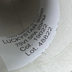 LUCKY STAR - Luxury Selection by Ri.Go; 75% вискоза, 5% п/а, 20% люрекс с утолщениями; 900м/100гр; col. 19022, цвет: светло-бежевая нить с золотым люрексом