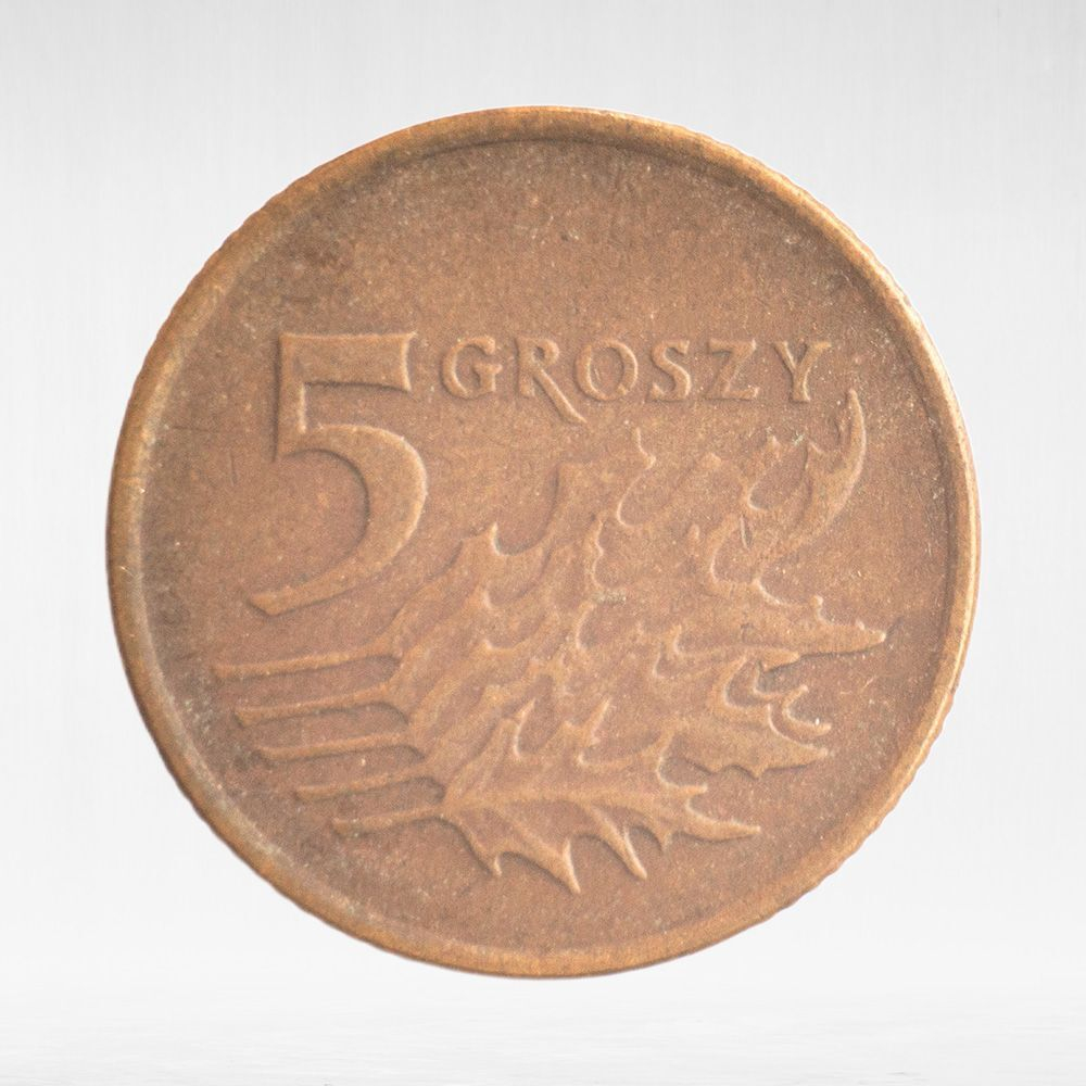 Poland, 5 Groszy, 1992, VF