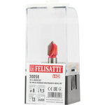 Фреза пазовая гальтельная FELISATTI V-обр. 9.5х90° хвостовик 8мм   30058