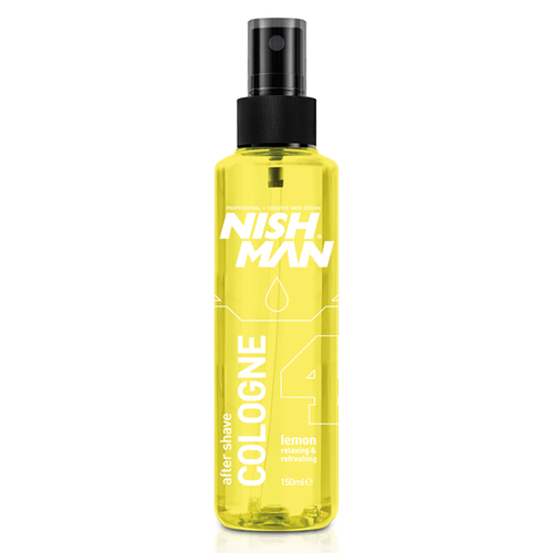 NISHMAN 04 AFTERSHAVE COLOGNE LEMON - Одеколон после бритья ЛИМОН 100 МЛ