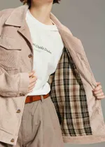 Куртка Called a Garment Corduroy work Светло-бежевая