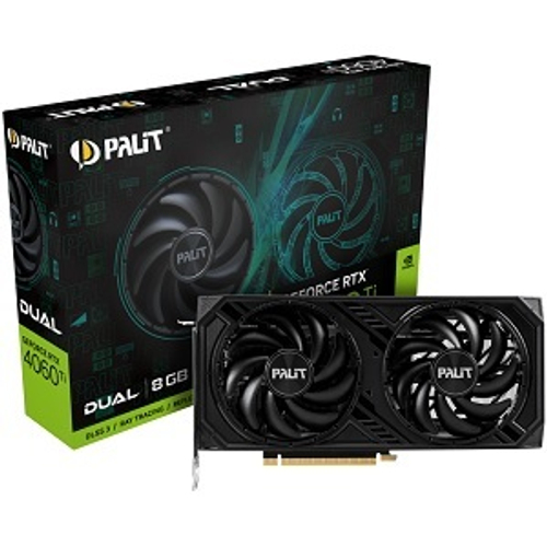 Видеокарта Palit GeForce RTX 4060 Ti DUAL 8GB (NE6406T019P1-1060D)