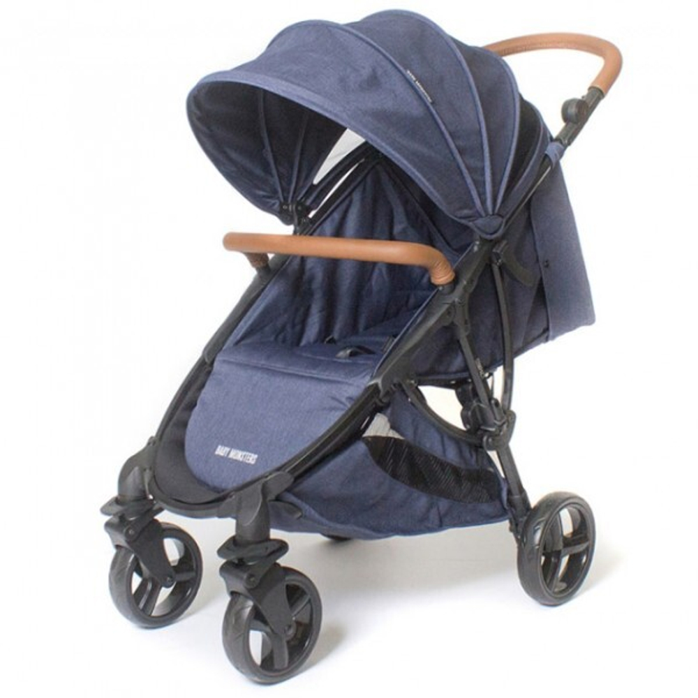 Детская коляска Baby Monsters Compact 3 в 1 (синий)