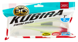 Виброхвосты LJ 3D Series KUBIRA SWIM SHAD 7,0in (17,50)/PG17 2шт.