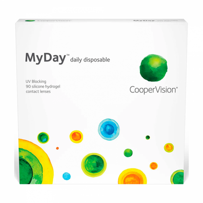 Однодневные контактные линзы MyDay daily disposable (уп. 90 линз)