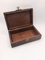 Шкатулка ручной работы декупаж "Красотка"