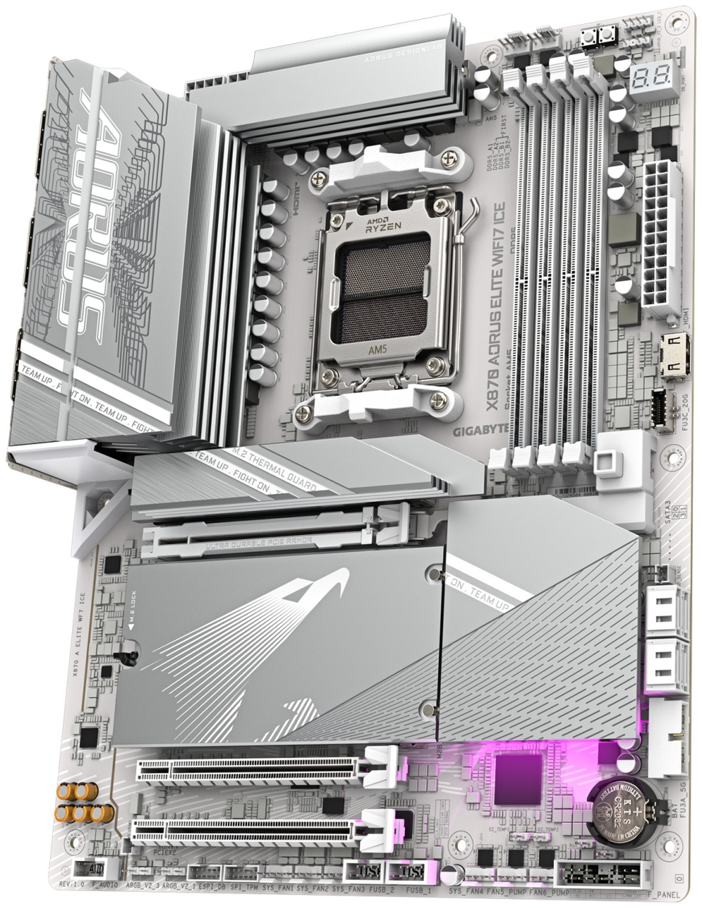 Материнская плата GIGABYTE X870 AORUS ELITE WIFI7 ICE