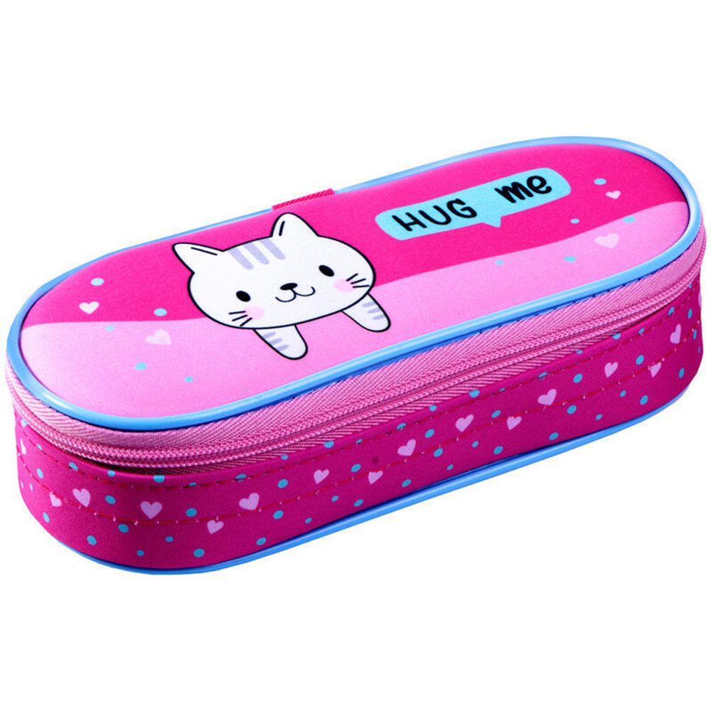 Пенал мягкий 210*85*50 Berlingo Sweet Kitty, корпусный , нейлон