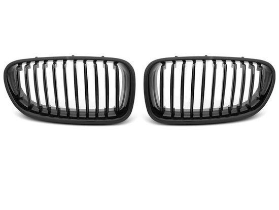 Решетка (ноздри) радиатора GLOSSY BLACK для BMW 5 F10 F11
