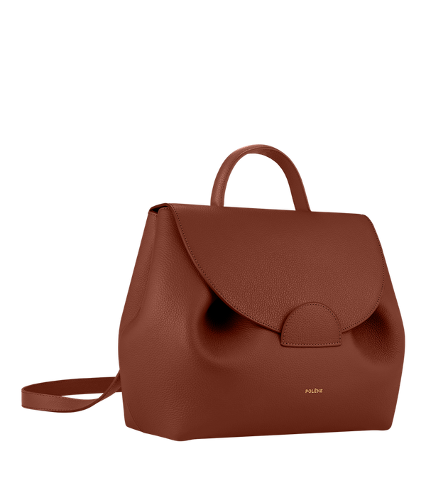 Сумка Polene Numéro Un EDITION TEXTURED COGNAC