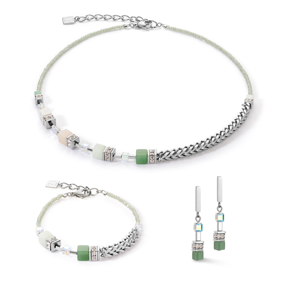 Колье Coeur de Lion Light Green 5085/10-0520