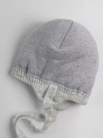 Шапка зимняя для девочки со снудом, леопардовая