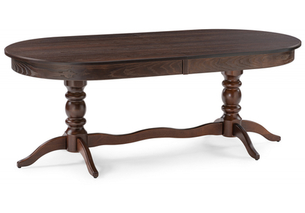 Стол деревянный Woodville Дейвер 200(260)х100 орех темный