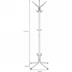 Вешалка напольная «Луч 5» (Белый)