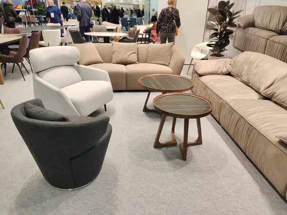 Кресло Forge серое