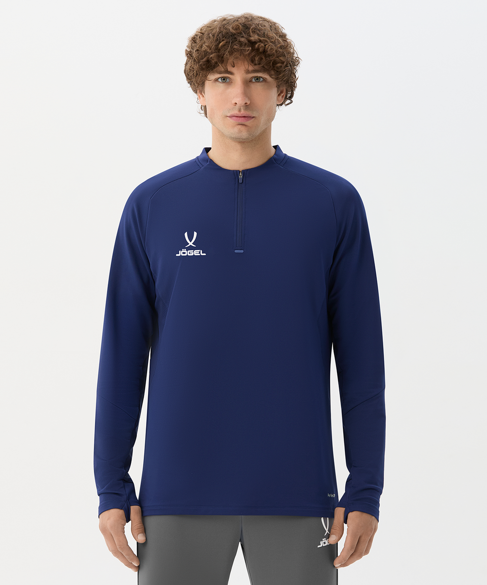 Джемпер тренировочный JÖGEL PREMIER PerFormDRY Training 1/4 Zip Top, темно-синий