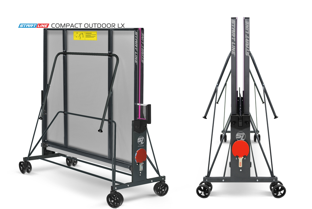 Стол теннисный Compact-2 LX Всепогодный 6 black