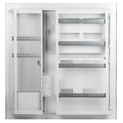 Корпус металлический встраиваемый ЭРА SIMPLE ЩЭ-4 (1000х960х140) 4-х квартирный IP31 УХЛ3 серый