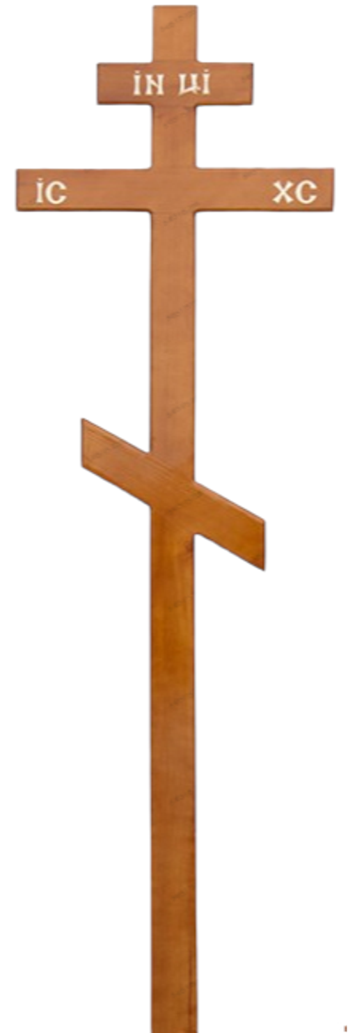 Крест на могилу сосна стандарт