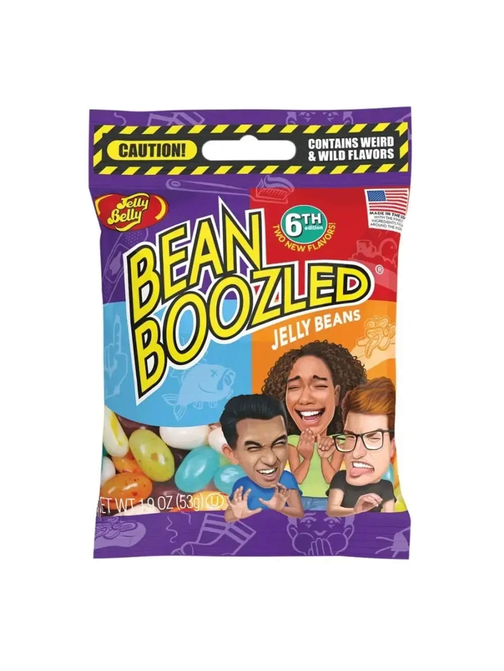 Драже Jelly Belly Bean Boozled (6th,20 вкусов), 54гр