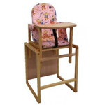 Стол-стул для кормления "Алекс" розовый (Сенс-М)
