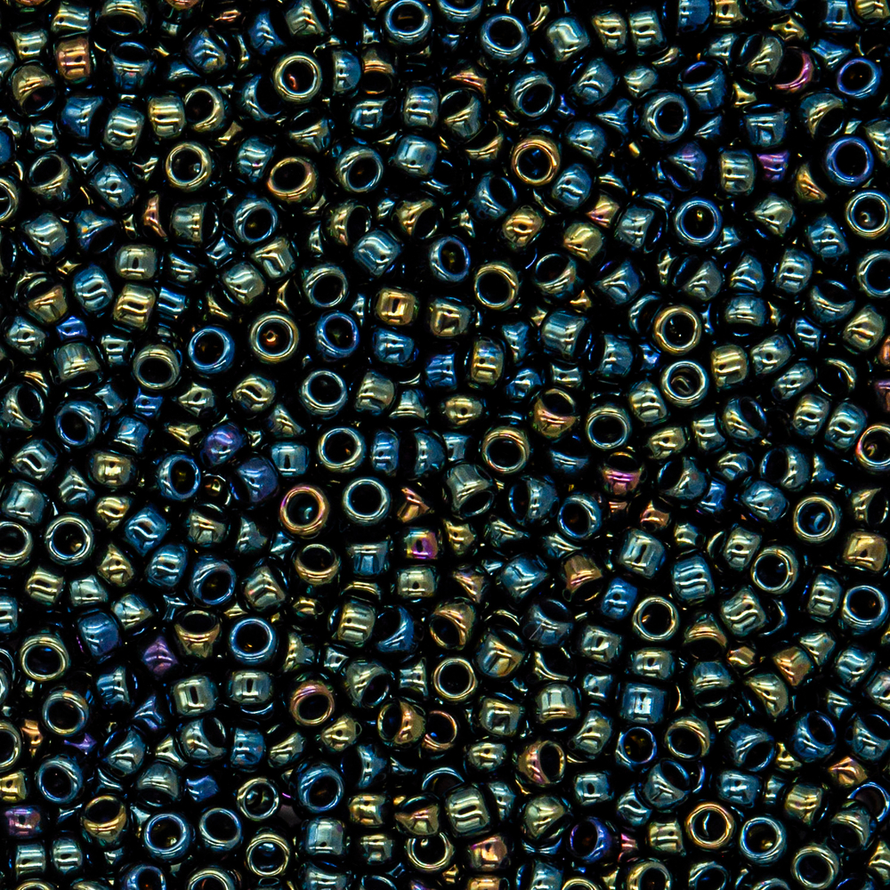 Японский бисер TOHO Round 15/0 (№84), металлизированный, непрозрачный глянцевый