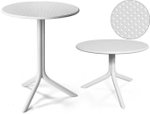 Стол пластиковый обеденный, Nardi Step + Step Mini, белый