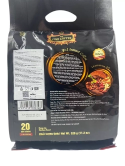 Вьетнамский растворимый кофе в пакетиках 3в1,крепкий (20шт)