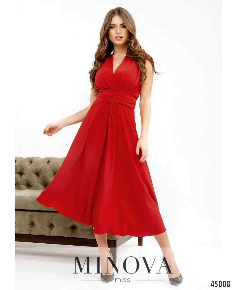 Платье 1082-красный Minova