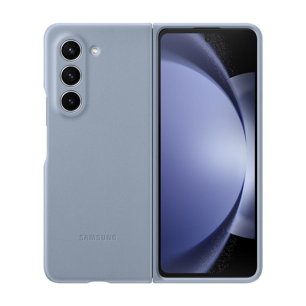 Чехол из экокожи Samsung Eco-Leather Case для Galaxy Z Fold5, Голубой