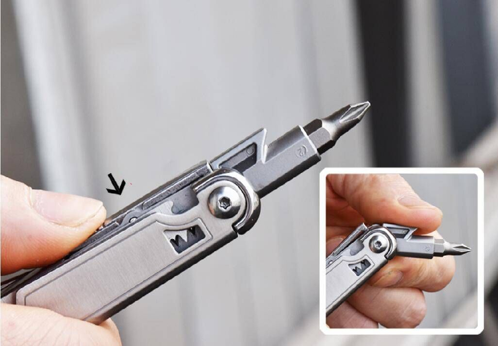 Мультитул туристический / тактический / походный Daicamping DL12 Черный