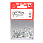 ЗАКЛЕПКА СТРОЙБАТ ВЫТЯЖНАЯ АЛЮМ/СТАЛЬ 4,0Х12 18 ШТ