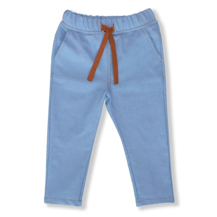 Джинсы облегченные голубые