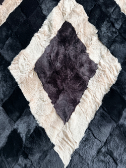 Покрывало меховое ковер из шкуры овчины